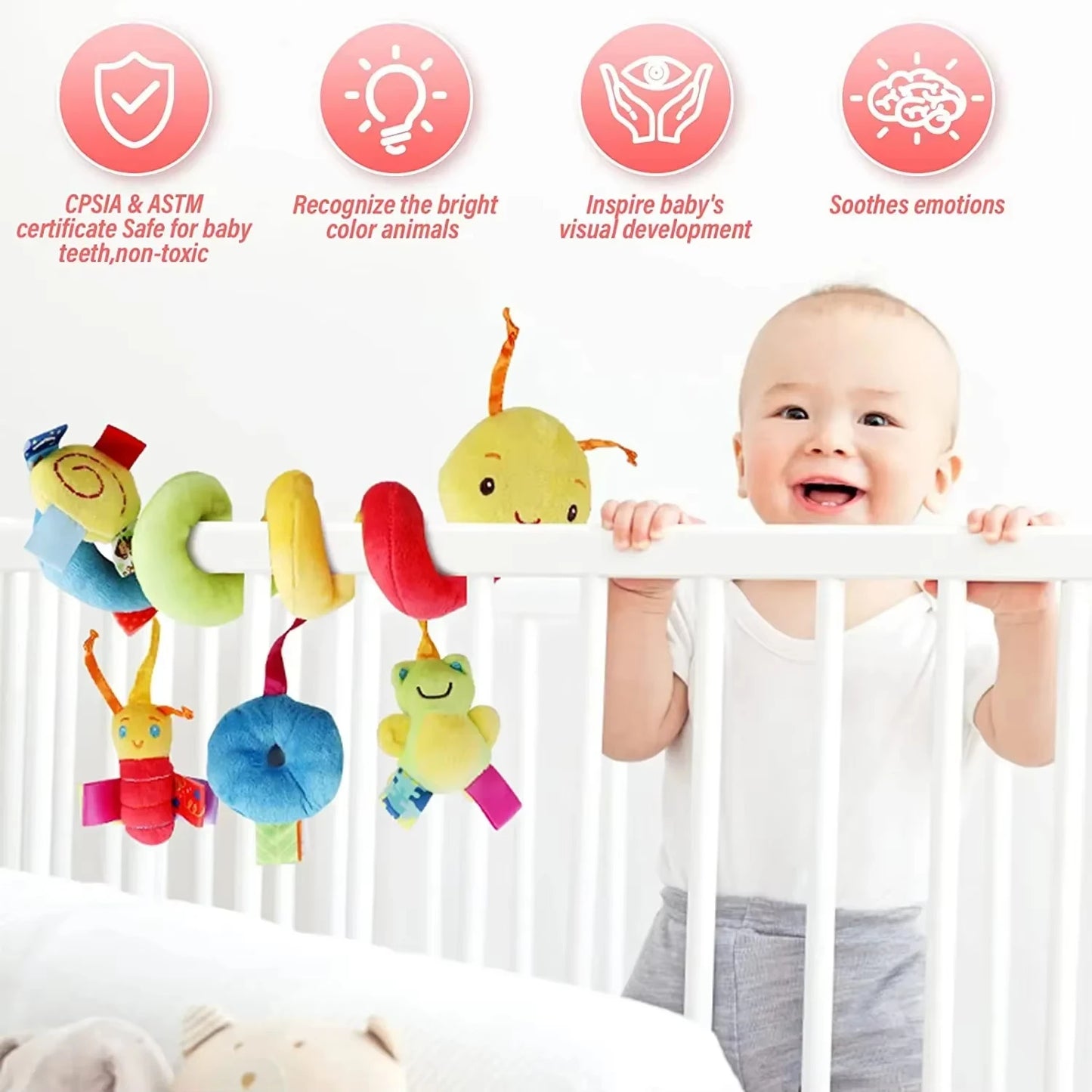 🎠 Juguete Colgante en Espiral para Bebé